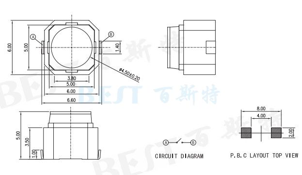 轻触开关TS-0603